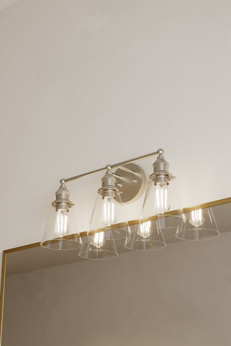 Minka-Lavery - 5683-84 - Three Light Vanity - Barwell - Brushed Nickel