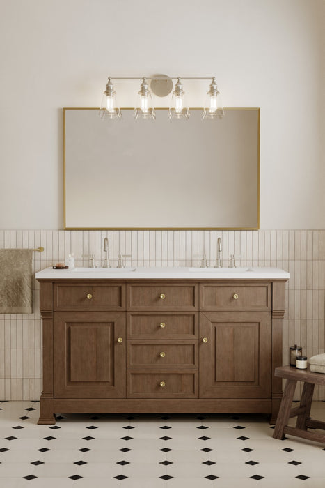 Minka-Lavery - 5684-84 - Four Light Vanity - Barwell - Brushed Nickel