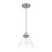 Minka-Lavery - 5686-84 - One Light Mini Pendant - Barwell - Brushed Nickel