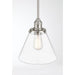 Minka-Lavery - 5686-84 - One Light Mini Pendant - Barwell - Brushed Nickel
