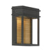 Minka-Lavery - 79501-877-L - LED Outdoor Wall Sconce - Clyne - Sand Coal Black