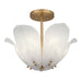 Metropolitan - N2214-732 - Five Light Semi-Flush Mount - Orchid - Legacy Brass