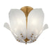 Metropolitan - N2214-732 - Five Light Semi-Flush Mount - Orchid - Legacy Brass
