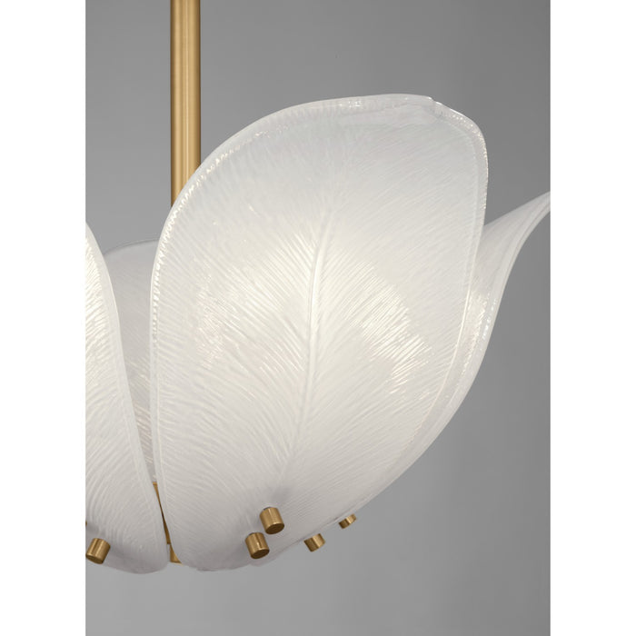 Metropolitan - N2214-732 - Five Light Semi-Flush Mount - Orchid - Legacy Brass