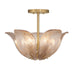 Metropolitan - N2214-A-732 - Five Light Semi-Flush Mount - Orchid - Legacy Brass