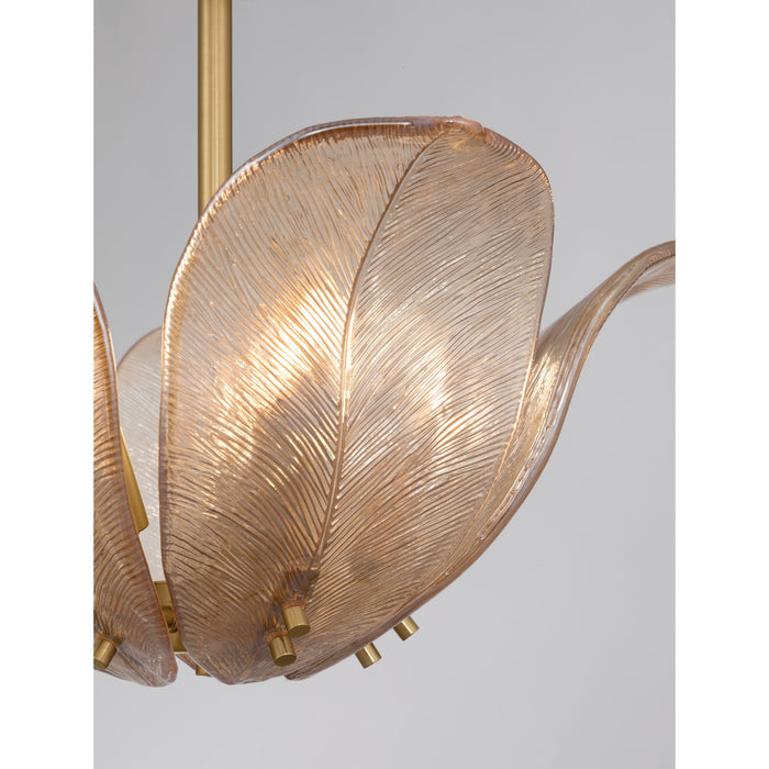 Metropolitan - N2214-A-732 - Five Light Semi-Flush Mount - Orchid - Legacy Brass