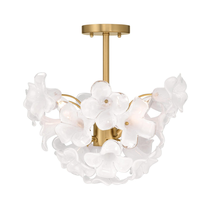 Metropolitan - N2224-732 - Three Light Semi-Flush Mount - Bloome - Legacy Brass