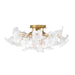 Metropolitan - N2225-732 - Five Light Semi-Flush Mount - Bloome - Legacy Brass