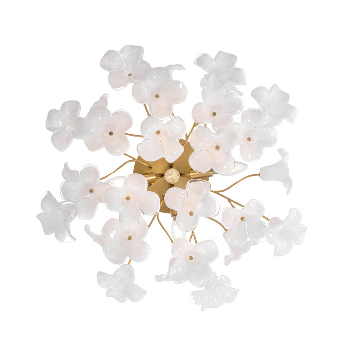 Metropolitan - N2225-732 - Five Light Semi-Flush Mount - Bloome - Legacy Brass