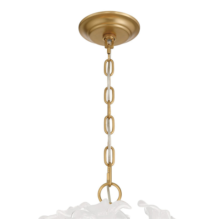 Metropolitan - N2227-732 - Eight Light Pendant - Bloome - Legacy Brass
