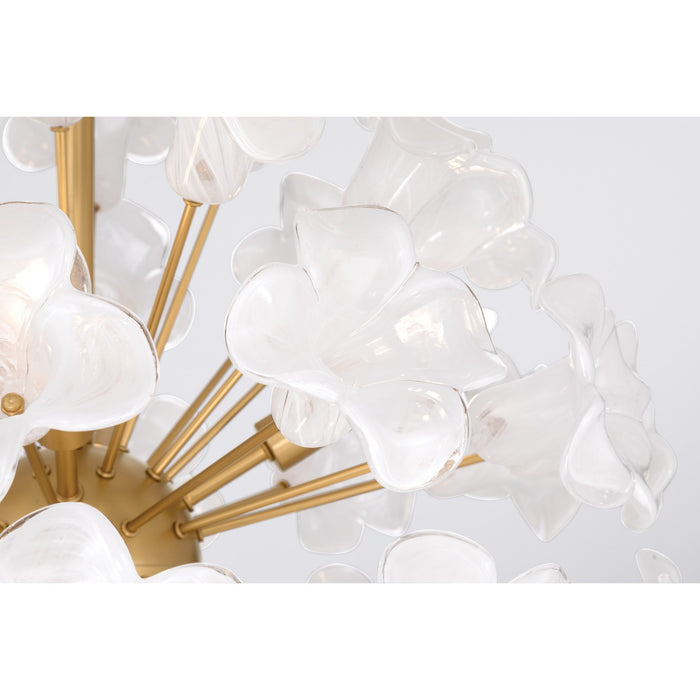 Metropolitan - N2227-732 - Eight Light Pendant - Bloome - Legacy Brass