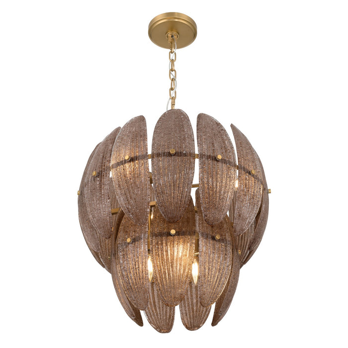 Metropolitan - N2246-BR-732 - Six Light Pendant - Marclaire - Legacy Brass