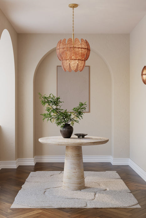 Metropolitan - N2246-BR-732 - Six Light Pendant - Marclaire - Legacy Brass