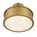 Metropolitan - N2352-732 - Two Light Semi-Flush Mount - Wynn - Legacy Brass