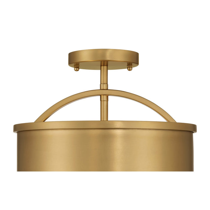 Metropolitan - N2352-732 - Two Light Semi-Flush Mount - Wynn - Legacy Brass