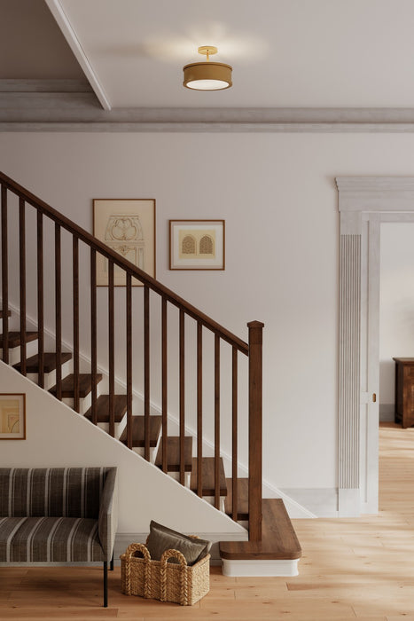 Metropolitan - N2352-732 - Two Light Semi-Flush Mount - Wynn - Legacy Brass