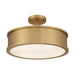 Metropolitan - N2354-732 - Four Light Semi-Flush Mount - Wynn - Legacy Brass