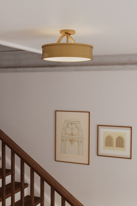 Metropolitan - N2354-732 - Four Light Semi-Flush Mount - Wynn - Legacy Brass