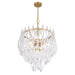 Metropolitan - N3126-732 - Six Light Pendant - Glassara - Legacy Brass