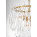 Metropolitan - N3126-732 - Six Light Pendant - Glassara - Legacy Brass