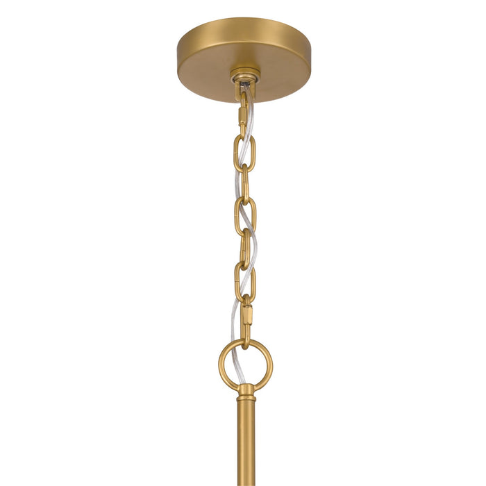Metropolitan - N3126-732 - Six Light Pendant - Glassara - Legacy Brass