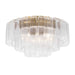 Metropolitan - N3145-732 - Seven Light Flush Mount - Torvento - Legacy Brass