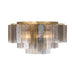 Metropolitan - N3145-MX-732 - Seven Light Flush Mount - Torvento - Legacy Brass