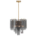 Metropolitan - N3146-GS-732 - Six Light Pendant - Torvento - Legacy Brass