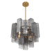 Metropolitan - N3146-GS-732 - Six Light Pendant - Torvento - Legacy Brass
