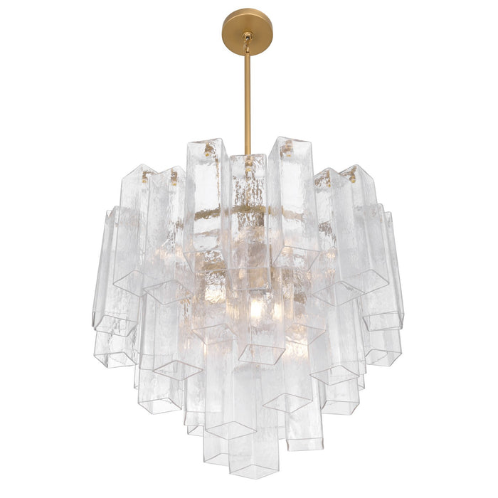 Metropolitan - N3148-732 - Nine Light Pendant - Torvento - Legacy Brass