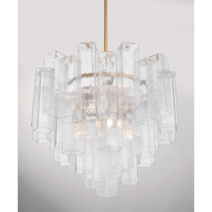 Metropolitan - N3148-732 - Nine Light Pendant - Torvento - Legacy Brass