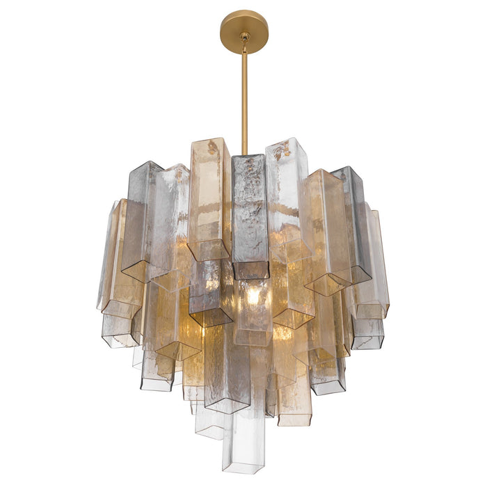 Metropolitan - N3148-MX-732 - Nine Light Pendant - Torvento - Legacy Brass