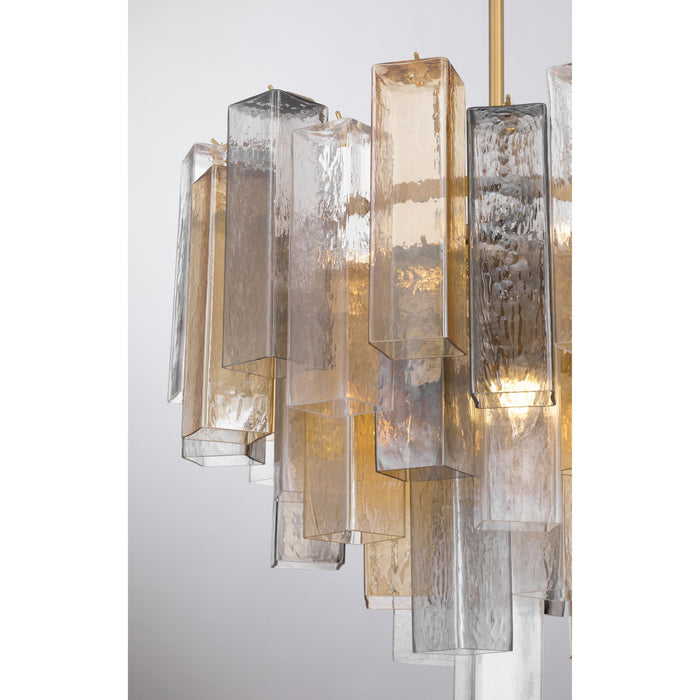 Metropolitan - N3148-MX-732 - Nine Light Pendant - Torvento - Legacy Brass