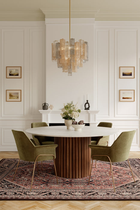Metropolitan - N3148-MX-732 - Nine Light Pendant - Torvento - Legacy Brass