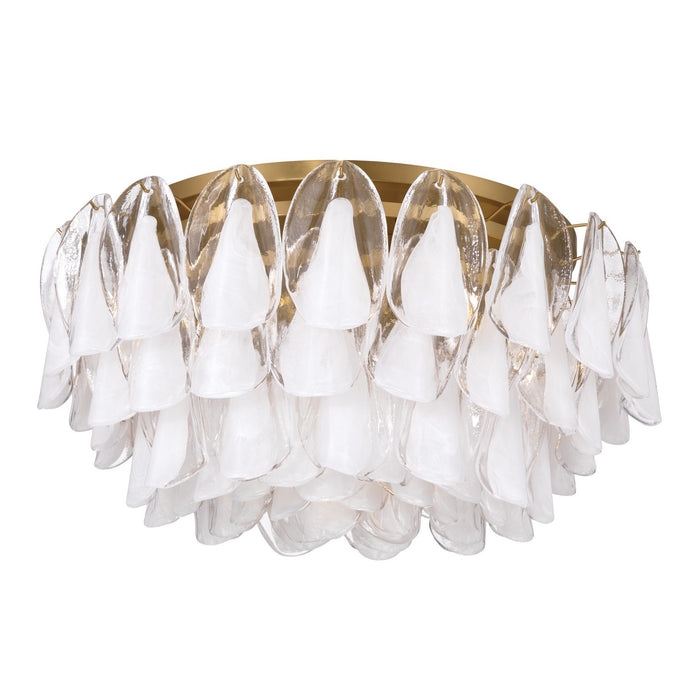 Metropolitan - N3477-732 - 11 Light Flush Mount - Verla Crest - Legacy Brass