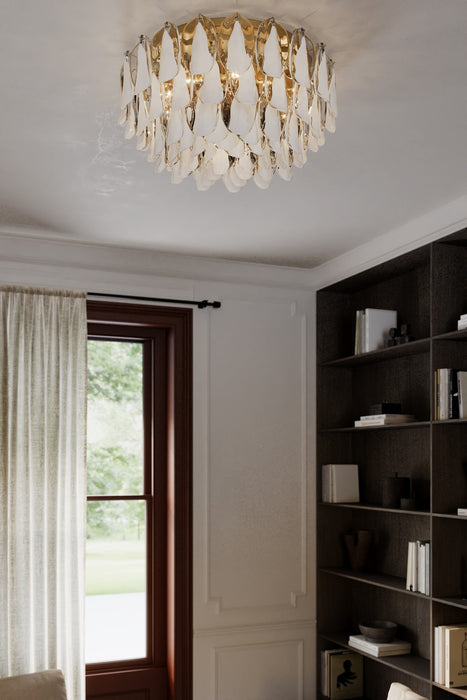 Metropolitan - N3477-732 - 11 Light Flush Mount - Verla Crest - Legacy Brass