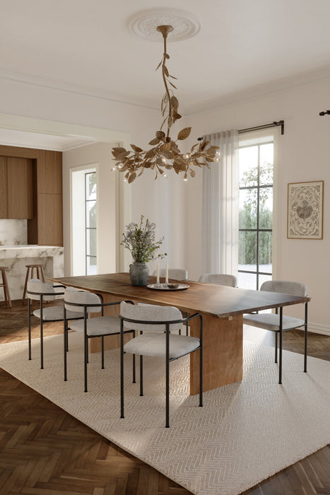 Metropolitan - N3527-736 - 11 Light Linear Chandelier - Seraphine - Weathered Gold