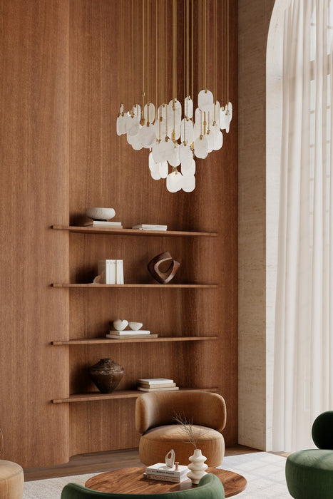 Metropolitan - N3678-732 - Eight Light Pendant - Velisse - Legacy Brass