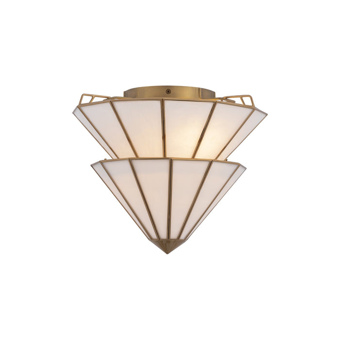 Metropolitan - N5624-732 - Three Light Semi-Flush Mount - Jaxen - Legacy Brass
