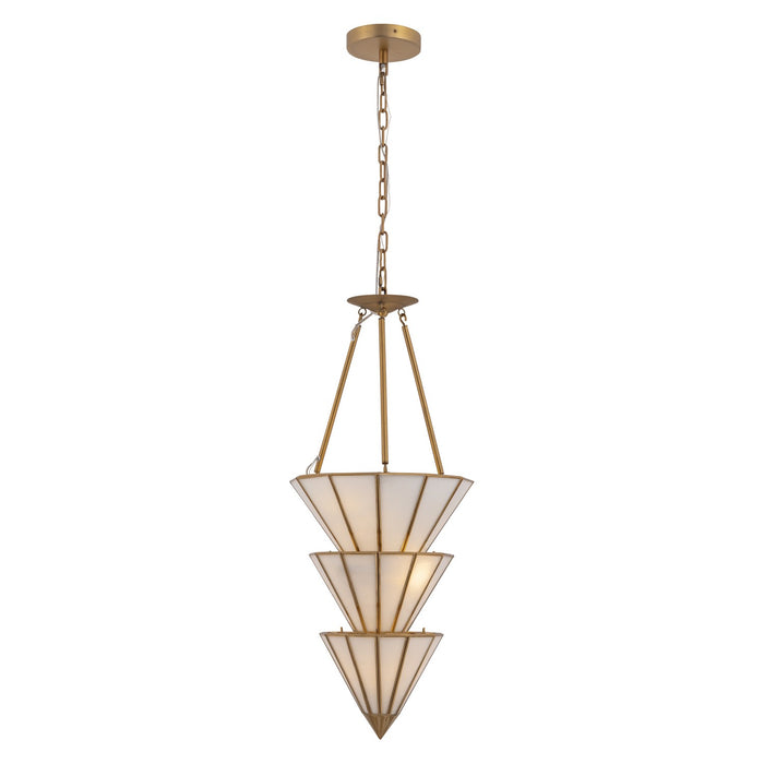 Metropolitan - N5625-732 - Five Light Pendant - Jaxen - Legacy Brass