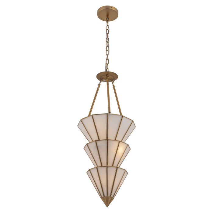 Metropolitan - N5625-732 - Five Light Pendant - Jaxen - Legacy Brass