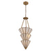 Metropolitan - N5625-732 - Five Light Pendant - Jaxen - Legacy Brass
