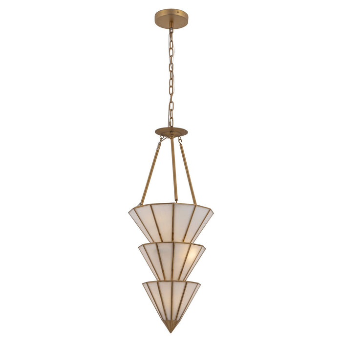 Metropolitan - N5625-732 - Five Light Pendant - Jaxen - Legacy Brass