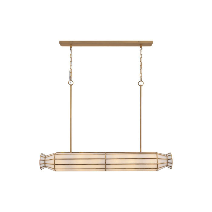 Metropolitan - N5626-732 - Six Light Linear Chandelier - Jaxen - Legacy Brass