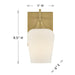 Savoy House - 9-6030-1-322 - One Light Wall Sconce - Octave - Warm Brass