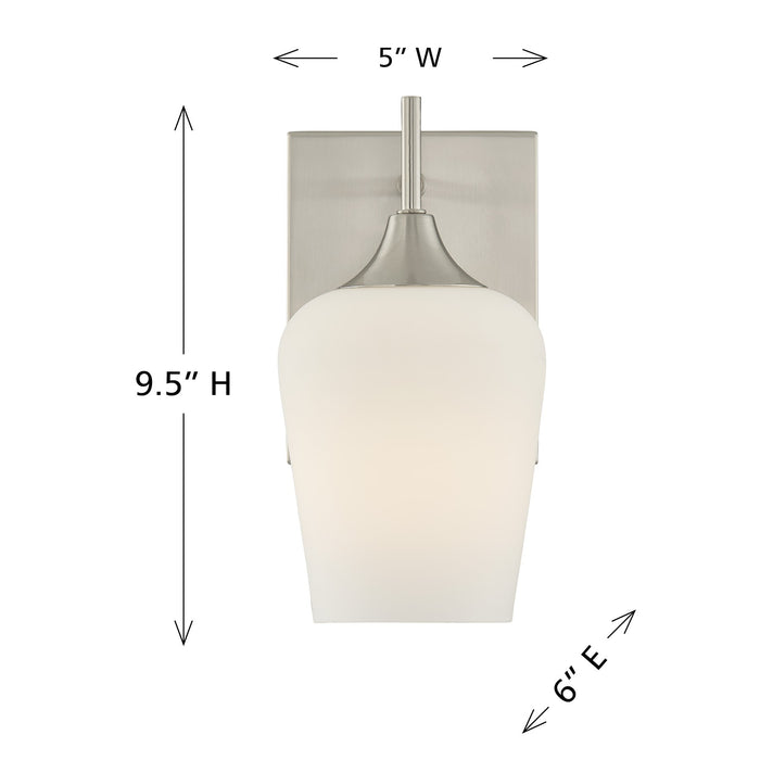 Savoy House - 9-6030-1-SN - One Light Wall Sconce - Octave - Satin Nickel