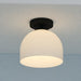 Vaxcel - C0346 - One Light Semi-Flush Mount - Shelby - Matte Black