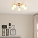 Vaxcel - C0348 - Five Light Semi-Flush Mount - Armitage - Muted Brass