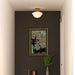 Vaxcel - C0349 - One Light Semi-Flush Mount - Eastgate - Antique Gold