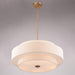 Vaxcel - P0442 - Five Light Pendant - Brentwood - Sunset Gold